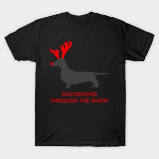 Dachshund Through The Snow T-Shirt